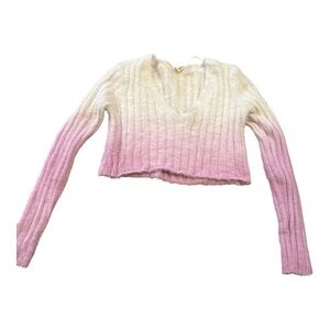 URBAN OUTFITTERS Cream Fuzzy Sweater